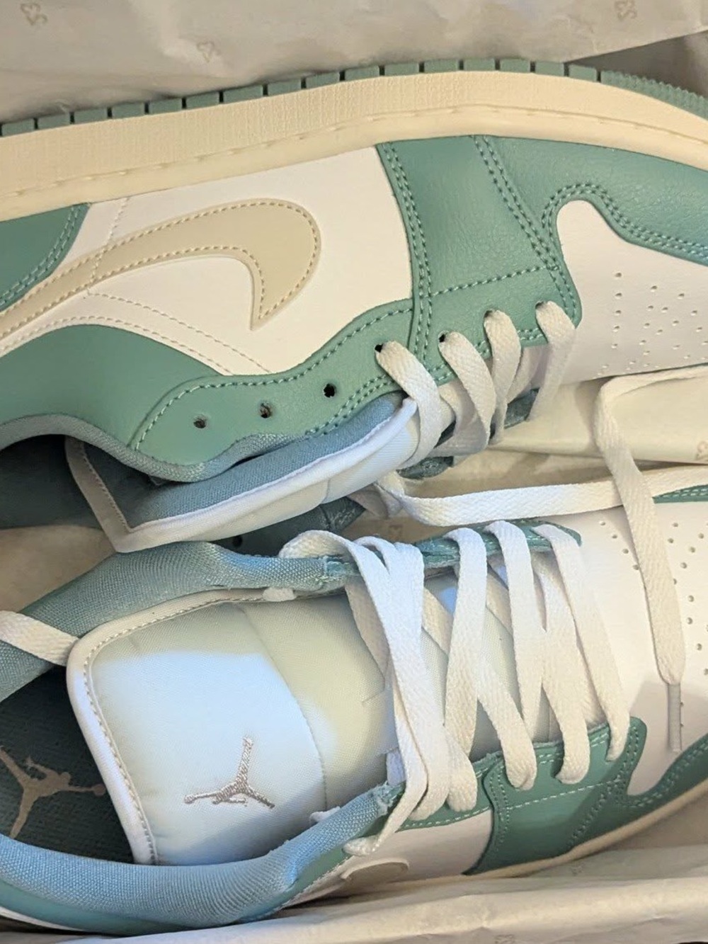 Jordan Sneakers White & Teal Women's Shoes